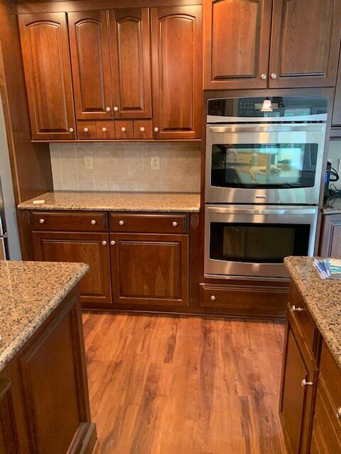 Finished Kitchen Hardwood Installation