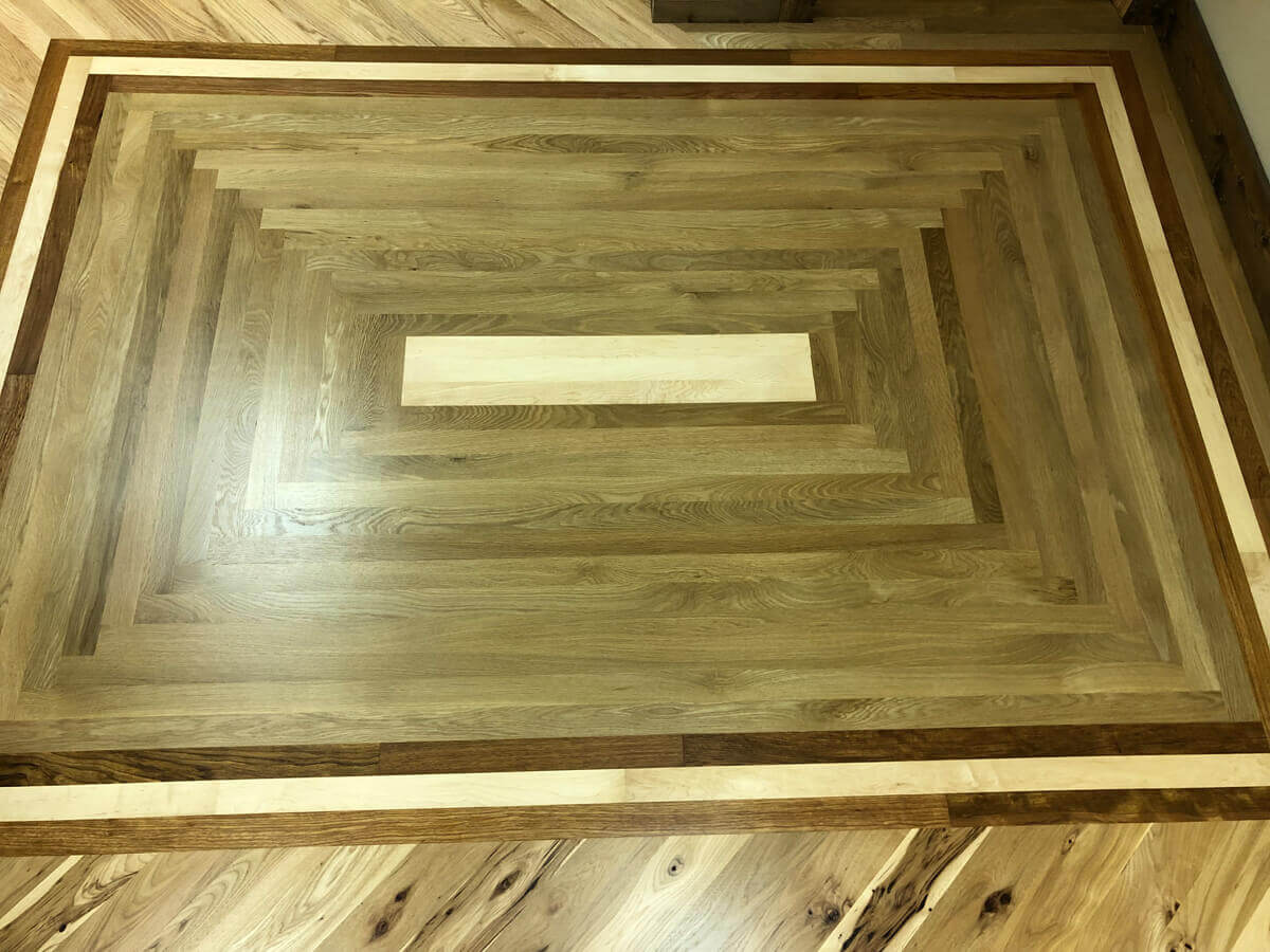 Hardwood Flooring Rectangle Design