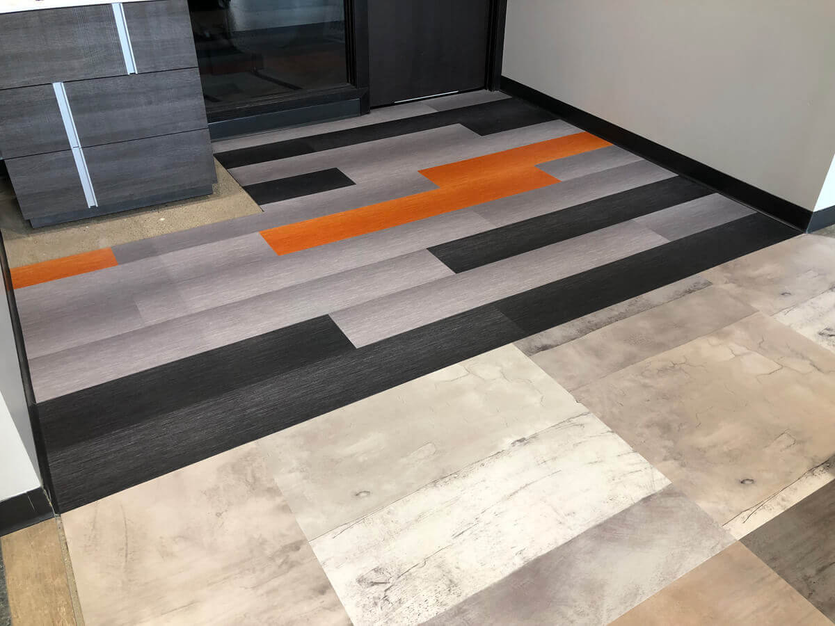 LVP and Tile Flooring Multi-color